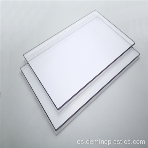 Panel de plástico de policarbonato transparente de tamaño estándar de 4&#39;x8 &#39;